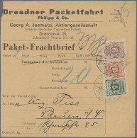 Deutsches Reich - Privatpost (Stadtpost): 1908, DRESDEN, Express-Packet-Verkehr, - Postes Privées & Locales
