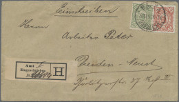 Deutsches Reich - Privatpost (Stadtpost): 1897, DRESDEN/Hansa, 10 Pf. Bienenkorb - Postes Privées & Locales