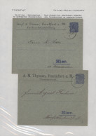 Deutsches Reich - Privatpost (Stadtpost): 1886/1897, FRANKFURT/Privat-Brief-Verk - Postes Privées & Locales