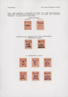 Deutsches Reich - Privatpost (Stadtpost): 1887/1895, GIESSEN/Privat-Stadt-Post, - Private & Lokale Post