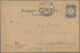 Deutsches Reich - Privatpost (Stadtpost): 1893, GRIMMA, Auswärtiger Verkehr Des - Privatpost