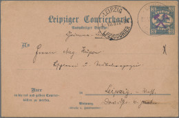 Deutsches Reich - Privatpost (Stadtpost): 1893, GRIMMA, Auswärtiger Verkehr Des - Correos Privados & Locales