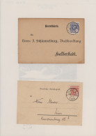 Deutsches Reich - Privatpost (Stadtpost): 1896/1900, HALBERSTADT/Courier, Sauber - Correos Privados & Locales