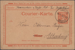 Deutsches Reich - Privatpost (Stadtpost): 1893, HALLE, Auswärtiger Verkehr Des L - Correos Privados & Locales