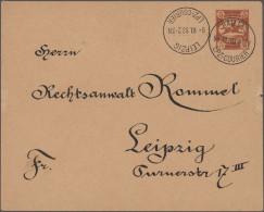 Deutsches Reich - Privatpost (Stadtpost): 1893, HALLE, Auswärtiger Verkehr Des L - Correos Privados & Locales