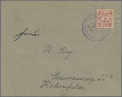 Deutsches Reich - Privatpost (Stadtpost): 1889, HAMBURG/Circularbeförderung Lasc - Correos Privados & Locales