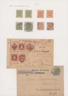 Deutsches Reich - Privatpost (Stadtpost): 1895/1909, KIEL/Courier/Hammonia/Paket - Private & Lokale Post