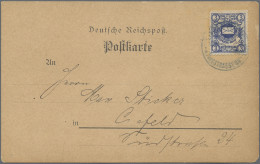 Deutsches Reich - Privatpost (Stadtpost): 1892/93, KREFELD/Express-Brief-Beförde - Postes Privées & Locales