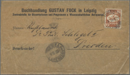 Deutsches Reich - Privatpost (Stadtpost): 1893, LEIPZIG, Courier, Auswärtiger Ve - Postes Privées & Locales