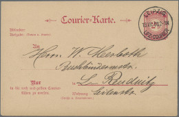 Deutsches Reich - Privatpost (Stadtpost): 1893, LEIPZIG, Kleiner Auswärtiger Ver - Privatpost