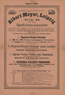 Deutsches Reich - Privatpost (Stadtpost): 1886/1909, LEIPZIG/Express-Packet-Verk - Private & Lokale Post