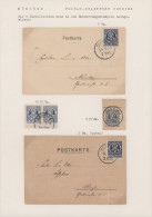 Deutsches Reich - Privatpost (Stadtpost): 1896/98, MÜNCHEN/Courier/Verkehrsburea - Private & Lokale Post