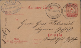 Deutsches Reich - Privatpost (Stadtpost): 1893, REUDNITZ, Kleiner Auswärtiger Ve - Correos Privados & Locales