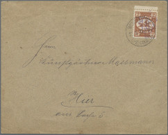 Deutsches Reich - Privatpost (Stadtpost): 1893, WEISSENFELS, Auswärtiger Verkehr - Correos Privados & Locales