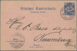 Deutsches Reich - Privatpost (Stadtpost): 1893, WEISSENFELS, Auswärtiger Verkehr - Private & Local Mails