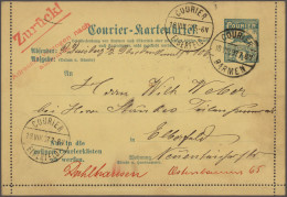 Deutsches Reich - Privatpost (Stadtpost): 1894/97, WUPPERTAL/BARMEN-ELBERFELD/Co - Private & Local Mails
