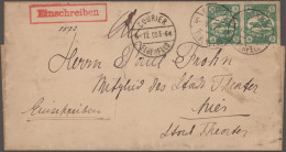 Deutsches Reich - Privatpost (Stadtpost): 1899, WUPPERTAL/BARMEN-ELBERFELD/Couri - Postes Privées & Locales