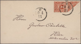 Deutsches Reich - Privatpost (Stadtpost): 1887, WUPPERTAL/BARMEN-ELBERFELD/Priva - Correos Privados & Locales