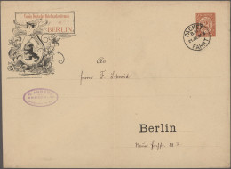 Deutsches Reich - Privatpost (Stadtpost): 1886/1900, DEUTSCHE PRIVATPOST, Intere - Postes Privées & Locales