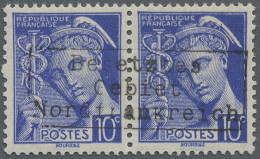 Dt. Besetzung II WK - Frankreich - Dünkirchen: 1940, Freimarkenausgabe "Merkurko - Bezetting 1938-45