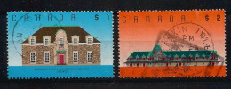 Canada 1989 Architecture Y.T. 1094/1095 (0) - Used Stamps