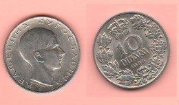 Jugoslavia 10 Dinara 1938 Yougoslavie Nickel Coin - Yougoslavie