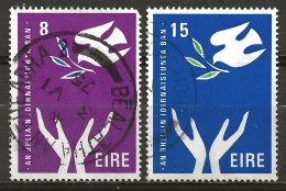 IRLANDE: Obl., N° YT 315 Et 316, B - Used Stamps