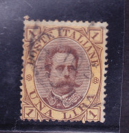 Regno ITA 1889 L.1 - Umberto I - Oblitérés