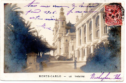 MONACO -- MONTE CARLO -- CPA Précurseur -- Le Théâtre - Opera House & Theather