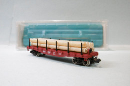 Atlas - WAGON PLAT A RANCHERS Flat RDG Réf. 2374 BO N 1/160 - Goods Waggons (wagons)