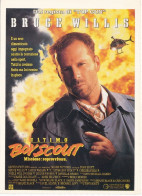 CINEMA -  L'ULTIMO BOY SCOUT-MISSIONE . SOPRAVVIVERE - 1992 - PICCOLA LOCANDINA CM. 14X10 - Pubblicitari