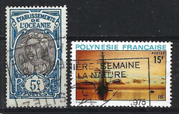 POLYNESIE FRANCAISE Ca.1975: Lot D 'obl. - Used Stamps