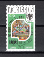 NICARAGUA  N° 1127a  SURCHARGE ARGENT  NEUF SANS CHARNIERE COTE 3.00€  ANNEE DE L'ENFANT  JEUX OLYMPIQUES MOSCOU - Nicaragua