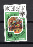 NICARAGUA  N° 1127  SURCHARGE ROUGE  NEUF SANS CHARNIERE COTE 3.00€  ANNEE DE L'ENFANT  JEUX OLYMPIQUES MOSCOU - Nicaragua