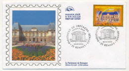 FRANCE - Env. FDC - 3,00f Parlement De Bretagne - 35 Rennes - 25/03/2000 - 2000-2009