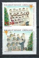 Groënland 2014 N°660/661 Neufs Adhésifs Issus De Carnet, Noël - Nuevos