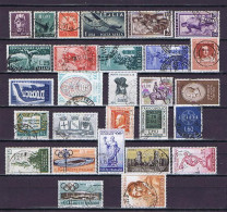 Italien, Italy 1945-1960: 28 Diff. Used, 28 Versch. Gestempelt - Lotti E Collezioni