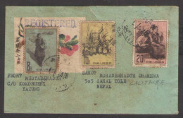 China PRC Cover Yatung To Nepal Tibetan Refugee - Lettres & Documents