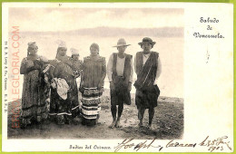 Af3052 -  VENEZUELA - VINTAGE POSTCARD - Indios Del Orinoco - 1903 - Venezuela