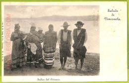 Af3051 -  VENEZUELA - VINTAGE POSTCARD - Indios Del Orinoco - 1903 - Venezuela