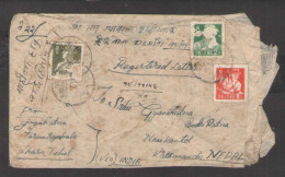 China PRC Registered Cover Lhasa Tibet To Nepal #P2 - Storia Postale