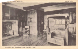 ANGLETERRE - Bolton - Bedroom - Brownlow Wing - Carte Postale Ancienne - Autres & Non Classés