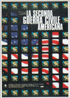 CINEMA - LA SECONDA GUERRA CIVILE AMERICANA - 1997 - PICCOLA LOCANDINA CM. 14X10 - Publicidad