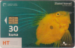 Kroatien - Croatia 385 - Under Water (Transparent Card) Fish - Kroatië