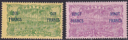 Guyane  N°95/96  2 Valeurs Qualité:** - Altri & Non Classificati