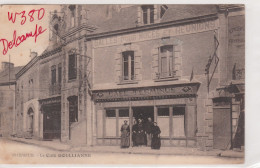 56 PLOEMEUR.   Le Café GOULLIANE. ...avec Son Personnel.     TB PLAN   1928     RARE - Plömeur