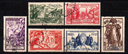 St Pierre Et Miquelon - 1937 - Exposition Internationale De Paris - N° 160 à 165 - Oblit - Used - Used Stamps