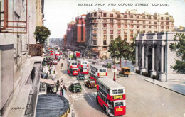 ANGLETERRE - London - Marble Arch And Oxford Street - Carte Postale Ancienne - Houses Of Parliament