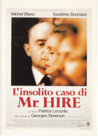 CINEMA - L' INSOLITO CASO DI MR. HIRE - 1989 - PICCOLA LOCANDINA CM. 14X10 - Publicité Cinématographique