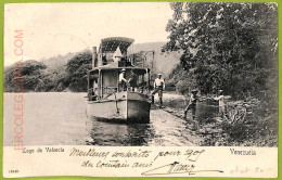 Af3038 -  VENEZUELA - VINTAGE POSTCARD - Lago De Valencia  - 1904 - Venezuela